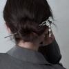 Horquilla Nuevo Estilo Chino Nicho de Alta Gama para Mujer Estilo Antiguo Horquilla para el Cabello Hanfu Parte Trasera de la Cabeza Horquilla Adorno para el Cabello de Perlas