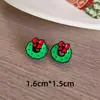 Brincos Série de Natal Gota de Óleo Boutique Veado Fofo Homem de Gengibre Clipe de Orelha Árvore de Natal Desenho Animado Brincos de Menina Joias
