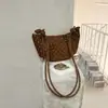 2026 Nuevo Estilo Coreano Moda Nicho Retro Croissant Gama Alta para Viajes Cotidianos Versátil Bolso de Hombro Cruzado Único