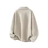 Nueva Sudadera para Hombre 2025 con Tejido de Terciopelo Cálido y Fino, Una Pieza Desbloquea una Variedad de Estilos, Color Albaricoque Algodón Listo para Usar