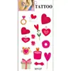 Pegatinas de Tatuaje de Cereza de Dibujos Animados Impermeables Femeninas de Larga Duración Estilo Ins Artificial Pegatinas de Tatuaje de Gama Alta Personalización