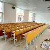 Escalera de Tablón de Madera Silla de Fila para Salón de Clases Asiento de Silla Silla para Sala de Conferencias Silla de Escritorio para Estudiante Silla para Auditorio Silla de Fila Silla para Teatro