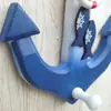 Estilo Oceano Mediterrâneo Madeira Criativo Novo 28cm Âncora de Navio Decoração de Parede Pingente Casa Bar Decoração de Parede