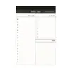 Bloc de notas con plan de negocios simple, portátil, multifuncional y desprendible.