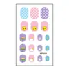 Fábrica Zhengxiang Adesivos de Unha Personalizados Adesivos para Nail Art em Gel Película de Esmalte à Prova d'Água Pó Glitter Cintilante Folha de Ouro Adesivos 3D de Imitação de Diamante