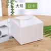 Caixa Quadrada Pequena de Papel Kraft Renda Doce Nougat Crocante de Flocos de Neve Caixa de Renda Vermelha Embalagem de Papel para Assar Doces