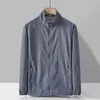 Versátil Ropa Nueva de Verano 2025 con Protección Solar, Ropa Ligera y Transpirable tipo Piel Exterior, Camisa con Protección Solar, Color Sólido Talla Grande Cuello Alto