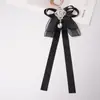 Envío gratis XXIV modelo nuevo lazo de encaje negro estilo princesa broche de lazo corsage nueva ropa para mujer