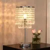 Lámpara de Mesa Decorativa de Cristal para Mesita de Noche de Dormitorio Moderno Simple Exclusiva Transfronteriza Lámpara de Mesa de Personalidad Creativa para Habitación de Boda Romántica