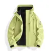 26 Jaquetas Populares para Primavera, Outono e Inverno, Jaqueta Softshell Esportiva Unissex à Prova de Vento para Montanhismo e Caminhada
