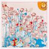 90cm Novo TikTok Transmissão Ao Vivo Temperamento Quente Artístico Retrô Floral Senhora Decorativo Quadrado Lenço Capuz