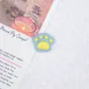 Mini Almohadillas de Pata de Gato Coloridas Brillantes DIY Pegamento de Crema Imanes para Refrigerador Hechos a Mano Accesorios para Pasadores Joyería Resina Accesorios para Ropa