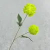 Producto Nuevo Transfronterizo Artificial de Diente de León de 2 Puntas Bola de Felpa Material para Ramo de Boda DIY Flores Artificiales Decorativas de Hierba Cebolla para el Hogar