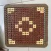 Cojín Transpirable para Asiento de Esterilla Cojín para Silla de Oficina con Computadora Asiento de Coche Verano Bambú Fresco para Mahjong Taburete de Estudiante Cojín Fresco para Asiento