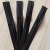 Não. 3 e Não. 5 Zíper Impermeável Preto Fosco Enrolado ao Avesso com Fechamento Fechado 19cm Vedação de Zíper Taoqi Feito de Material de Nylon