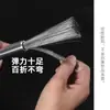 Cepillo para ollas de acero inoxidable 304 para el hogar limpieza fácil sin ocultar suciedad cepillo de mango largo limpieza de cantina cepillo para utensilios de cocina olla en stock venta al por mayor
