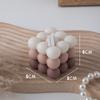 Venta al por mayor Vela de Aromaterapia Cubo de Rubik Degradado Regalo de Acompañamiento Estilo Coreano ins Estilo Creativo Decoración para el Hogar Accesorios Caja de Regalo