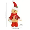Decoraciones Navideñas Transfronterizas Figuras Telescópicas Retro Adornos para Escaparates Papá Noel Muñecos de Pie de Muñeco de Nieve