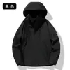 Roupa de Corrida para Casal Feminina Três em Um Anti-respingo 2024 Nova com Forro de Fleece Removível Roupa de Montanhismo para Exterior para Homens