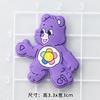 Boneca de urso arco-íris, filme macio, decoração de celular, material faça você mesmo, grampo de cabelo, joias, chinelos com furo, fivela, acessórios