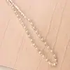 Perlas Finas Rosas y Rojas con Pedrería, Cadenas de Cristal, Accesorios para Joyería DIY, Accesorios Decorativos Hechos a Mano, Accesorios para el Cabello