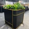 Caja de Flores para Exteriores Caja de Luz Combinada Canaleta de Flores Solar Restaurante Tienda de Té con Leche Divisor para Exteriores Macizo de Flores para Exteriores Decoración para Exteriores