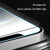 Película protectora de vidrio templado aplicable para IPhone 17E/16E/13/13 Pro/14 Cabina libre de polvo con alta transmisión de luz LeReach