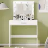 Tocador de Maquillaje con Bombillas para Estudio Fotográfico Transfronterizo, Espejo Grande para Dormitorio Principal, Tocador de Lujo Ligero, Apartamento Pequeño, Estilo Nórdico