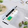 Estante de baño de acero inoxidable, sin perforaciones, multifuncional, para dormitorio, cocina y escritorio.