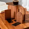 Suporte de Livros Simples de Madeira Maciça Nórdica Organizador de Mesa Criativo para Estudantes, Suporte Extensível para Livros