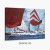 Venta al por mayor de pinturas colgantes con paisaje oceánico para sala de estar y dormitorio, Amazon, nuevas pinturas al óleo vintage, viento, mar, navegación, pintura decorativa.