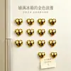Lindos, tridimensionales, con forma de rombo, corazón electrochapado, imanes para refrigerador, pegatinas magnéticas para educación temprana infantil, pegatinas magnéticas para pizarra blanca, imanes decorativos