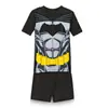 Ropa de Casa de Algodón para Niños Liga de la Justicia BATMAN Traje de Verano para Niños Ropa para Aire Acondicionado Pijama de Dibujos Animados