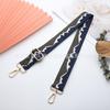 Correa de hombro ajustable de 38 mm, estilo étnico, jacquard, bandolera, ensanchada, de lona, de repuesto
