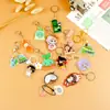 Chaveiro Acrílico Transparente Personalizado pelo Fabricante DIY Camada Única e Dupla Animação Desenho Animado Turismo Cultural Pingente Chaveiro Personalização