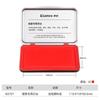 Qixin Secado Rápido Estampador Rojo Oficina Tamaño Pequeño Portátil Estampador de Huellas Dactilares Azul Contabilidad Financiera Especial Secado Rápido