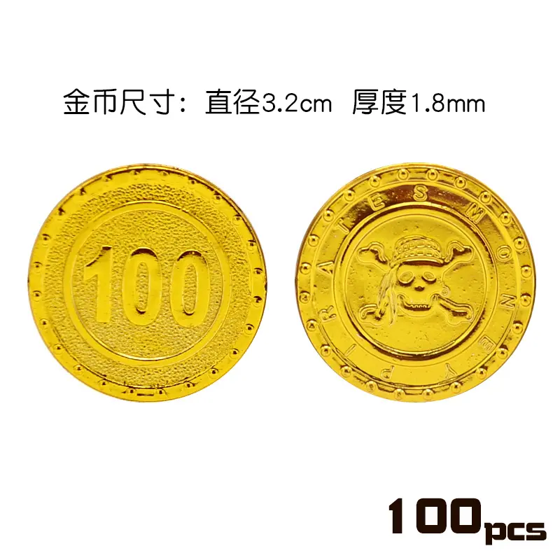 600pcs-金额&骷髅-双面币-100
