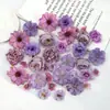 Juego de Flores Artificiales, Pasadores de Flores Falsas, Coronas de Flores, Kits de Materiales para Manualidades, Gorro de Graduación, Accesorios de Hanfu, Flores para Bodas, Sensación de Alta Calidad
