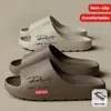 Chinelos de Verão Antiderrapantes e Modernos para Casa, Casais Transfronteiriços, com Toque Macio, Sandálias de Praia Unissex, Em Estoque, Sola Grossa, Antiderrapante