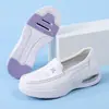 Sapatos de Enfermagem para Mulheres em Estoque para Primavera e Verão, com Amortecimento a Ar, Solado Macio, Respiráveis, Não Cansativos, Antiderrapantes, Versáteis, Sapatos de Trabalho Específicos para Hospital