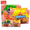 Macarrão com Ovas de Caranguejo Sorte Conveniência, Macarrão com Ovas de Caranguejo Chaoshan, Pacote com 5, Macarrão Instantâneo Costelinha de Porco Braised, Macarrão Instantâneo, Macarrão Crocante, Macarrão Rápido