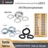Gb93 Norma Nacional 304/316/Preta/Galvanizada Arruela de Pressão Aberta Arruela de Mola M4M5M6M8M10