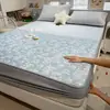 Juego de Sábanas de Seda Helada Refrigerante Clase A para Verano, Tres Piezas, Lavable a Máquina, Sábana de Seda Helada de Ratán, Colchoneta Suave para Aire Acondicionado, Modelo Nuevo