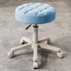 Taburete de Belleza, Taburete Giratorio Ajustable para Salón de Belleza, Taburete de Peluquería, Taburete Redondo para Barbería, Silla Redonda para Maquillaje en Casa
