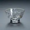 Taza de Té Recolectable Hecha a Mano con Borde Dorado Martillado, Taza Personal, Taza de Maestro, Taza de Nogal, Taza Hexagonal, Taza de Té Pequeña
