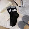 Calcetines de Lana para Mujer en Otoño e Invierno Estilo Coreano Dibujos Animados Elegantes Engrosados Cálidos y Lindos Peludos Cachorro Felpa Calcetines de Media Pantorrilla