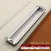 Manijas Empotradas Ocultas de Aleación de Zinc para Puertas Correderas, Puertas de Gabinete Cuadradas y Manijas Ocultas de Aluminio, Ventas Directas de Fábrica