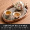 Fábrica Ru Kiln Pastel Nove Pêssego Bule de Cerâmica Único Pote Conjunto de Chá Kung Fu Chinês de Alta Qualidade Bule Não Quente