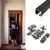 Puerta plegable de cocina Riel colgante Pista Rieles superior e inferior Baño Deslizante Polea colgante deslizante de 360 grados Accesorios de ferretería