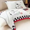 Toalla de Almohada de Gasa de Algodón Puro de Cuatro Capas Clase A, un Par de Toallas de Almohada de Dibujos Animados, Anti-Aceite, Nuevos Estilos de Protectores de Almohada para Todas las Estaciones
